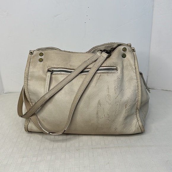 American leather co Austin Triple Entry Hobo in oat milk - Picture 3 of 10